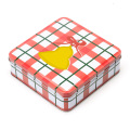 Hot sale rectangular metal tin, metal tin can for biscuit